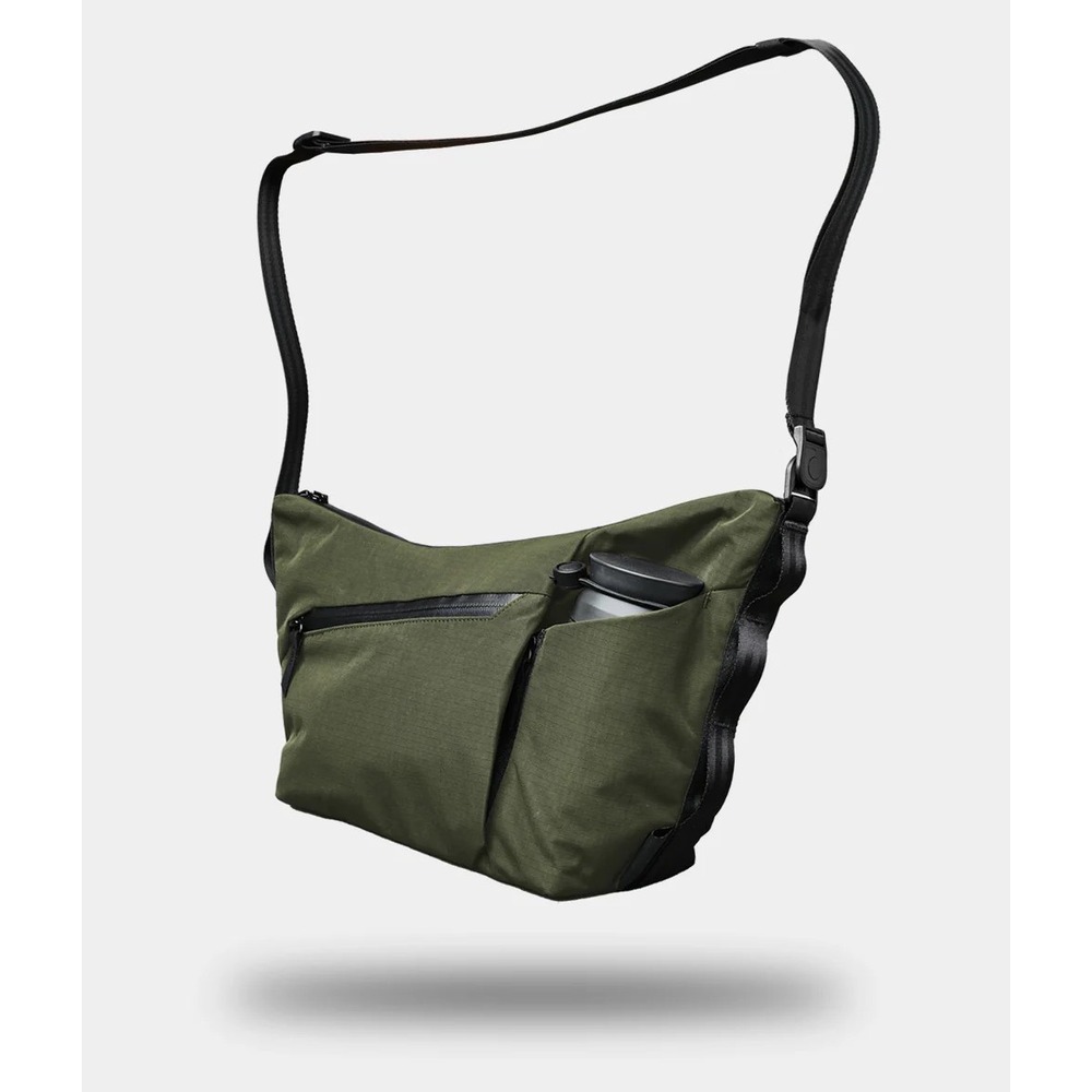 Alpaka‎ NEW Flow Satchel/Messenger Axoflux 210D Olive Green Sling Crossbody Bag